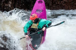 How to freewheel a whitewater kayak